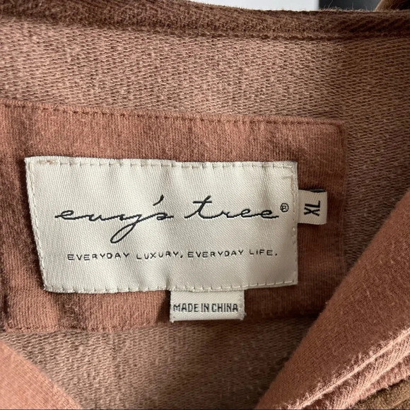 Evy’s Tree Samantha Hoodie XL espresso with convertible hood - Picture 6 of 6